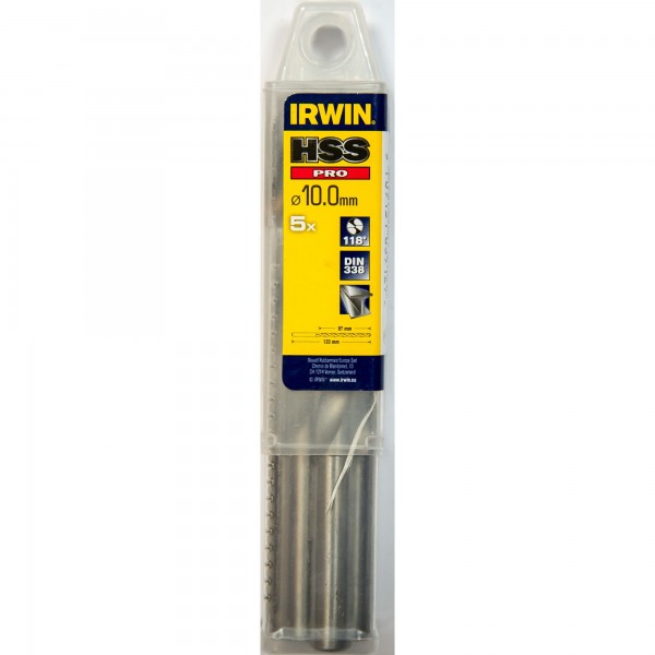 HSS DIN338 10,0x87/133mm 5ks