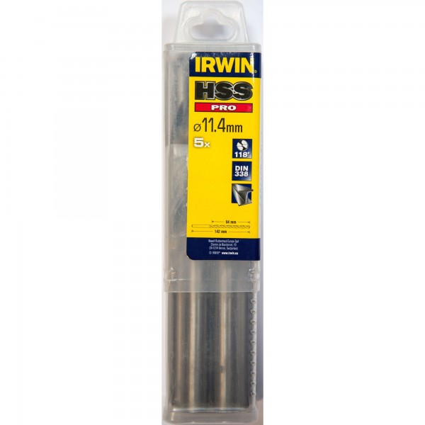 HSS DIN338 11,4x94/142mm 5ks