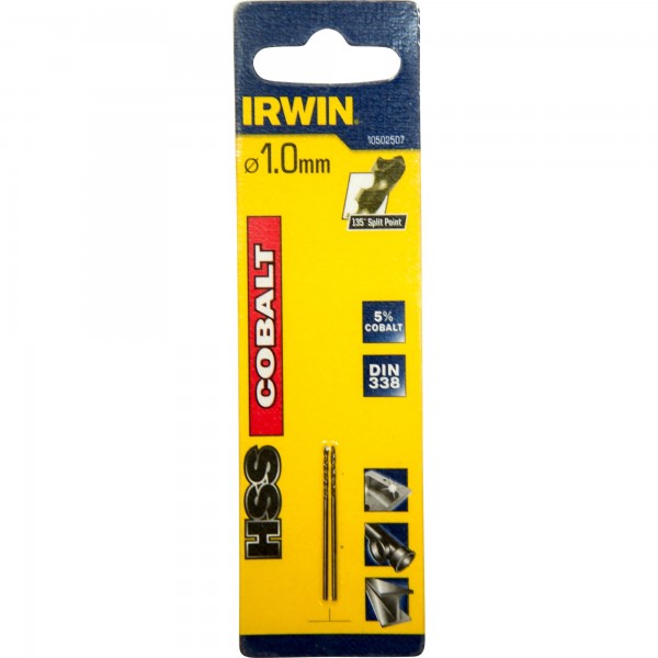 HSS DIN338 Cobalt 1,0 mm CYL (2ks)