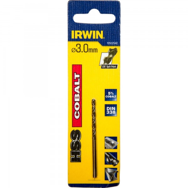 HSS DIN338 kobalt 3,0 valca