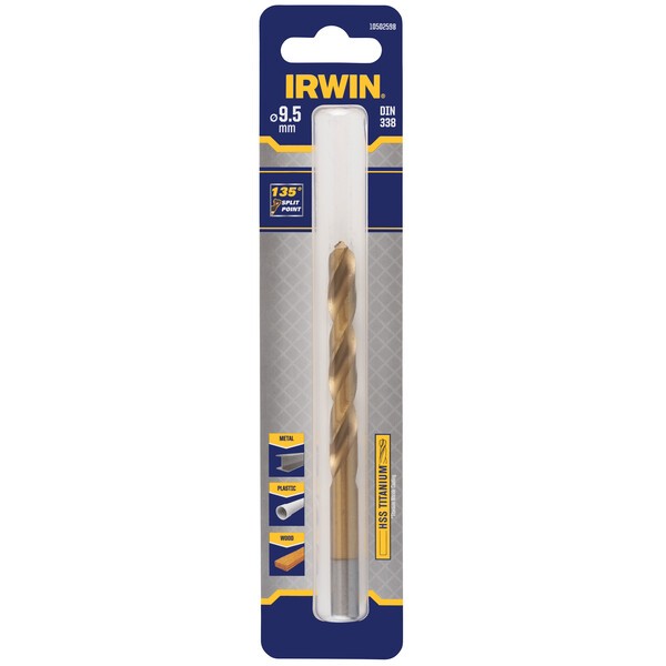 HSS DIN338 TIN 9,5x81/125 cyl