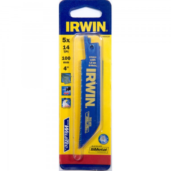 IRWIN 414R 102 mm 14TPI na kov (5ks)