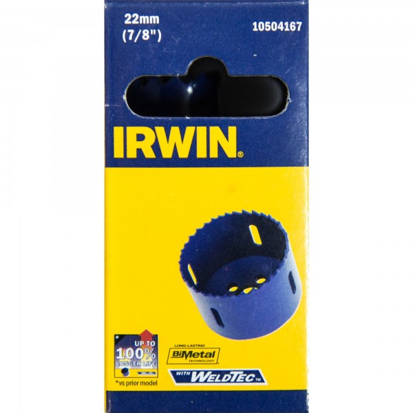 IRWIN Děrovač 14L-22mm bimetal WeldTec™
