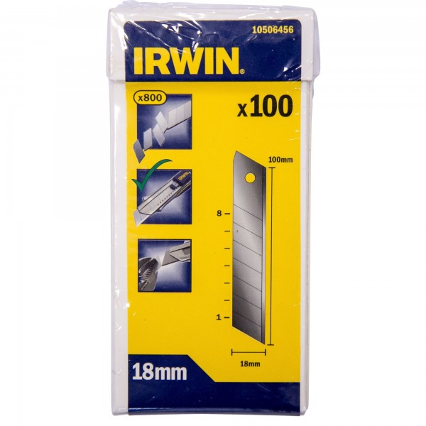 IRW Odlamovací čepele z uhlíkové oceli 18 mm 100ks