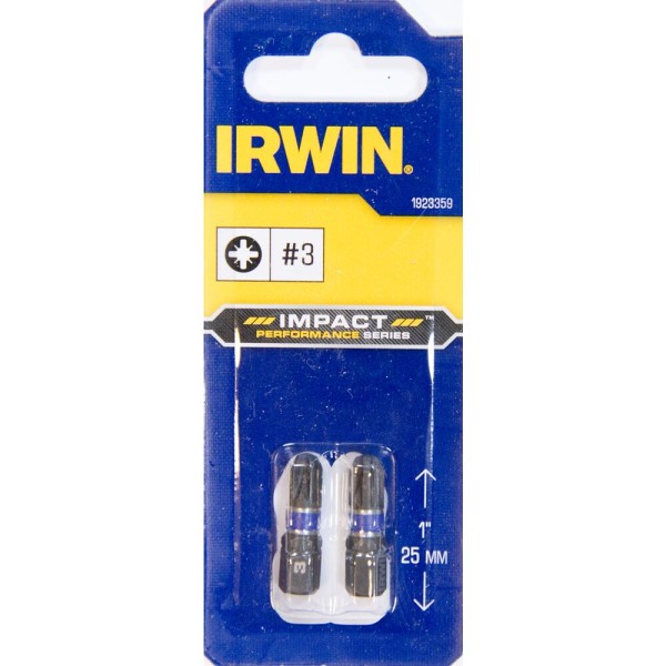 IRWIN Impact bit PZ3 25 mm 2 ks