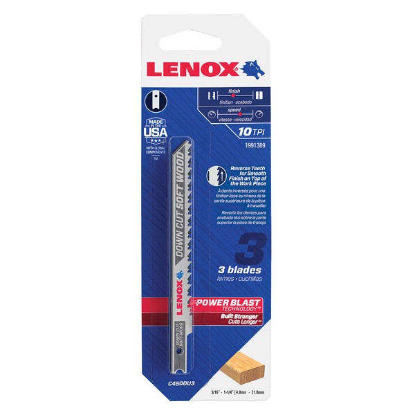 LENOX C450DU bimetal 101,6x7,9x1,5 mm 10 TPI (3ks)
