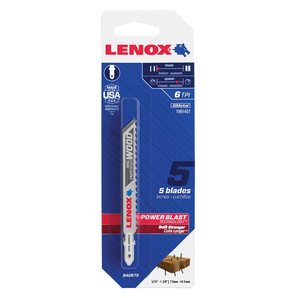 LENOX B406T bimetal 101,6 x 9,5 x 1,3 mm 6 TPI