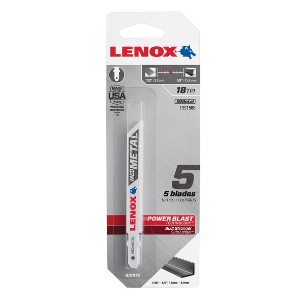 LENOX B318T bimetal 92,2 x 9,5 x 0,9 mm 18 TPI