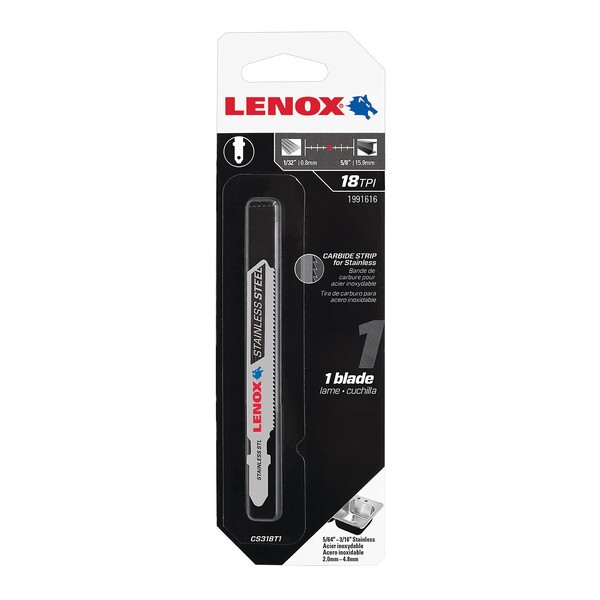 LENOX CS318T1 carbide 83x10x1,0mm 18TPI (3ks)