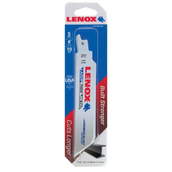 LENOX LAZER bimetal 6110R 152 x 25 x 1,1mm 10TPI