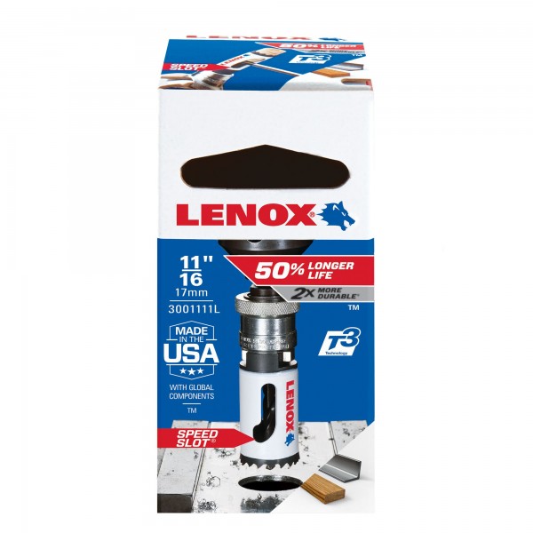 LENOX děrovač 17 mm bimetal T3™Speed Slot®