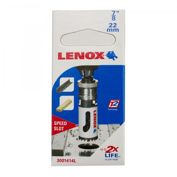 LENOX děrovač 22 mm bimetal T3™Speed Slot®