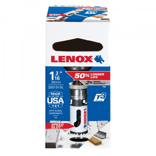 LENOX děrovač 30 mm bimetal T3™Speed Slot®