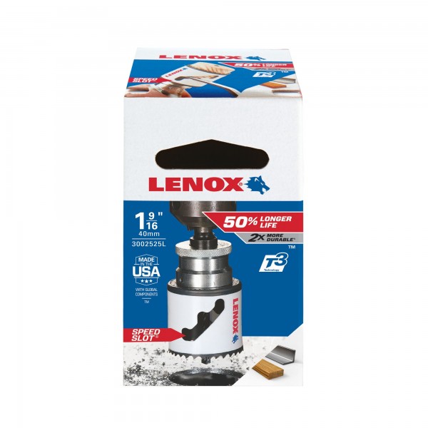 LENOX děrovač 40 mm bimetal T3™Speed Slot®