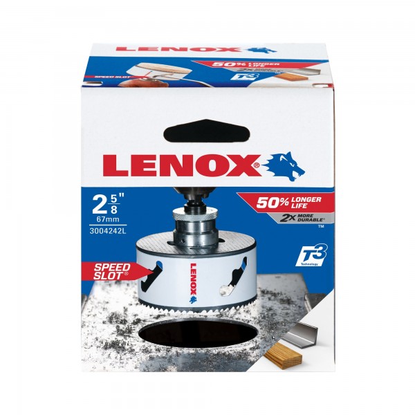LENOX dierovač 67 mm bimetal T3™ Speed Slot®