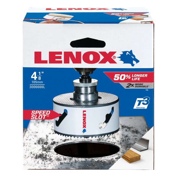 LENOX děrovač 105 mm bimetal T3™Speed Slot®