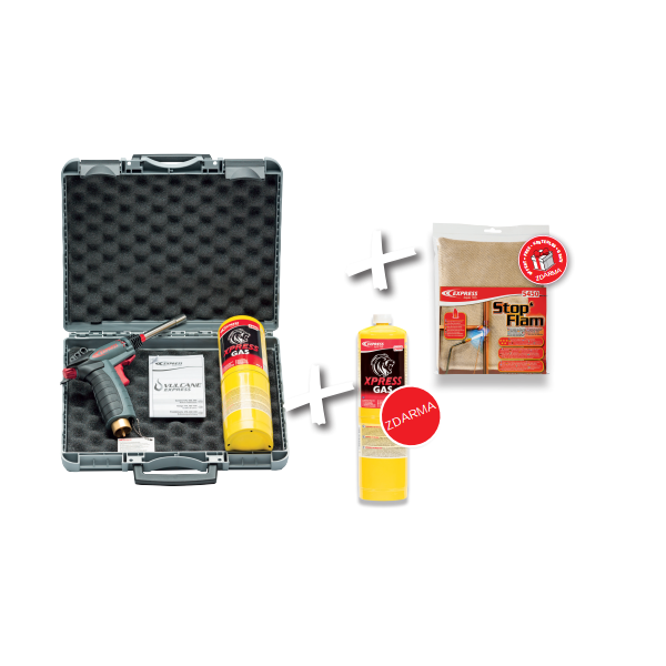 EXP VULCANE KIT BOX+KARTUŠ+ OCHRANNÁ DEČKA