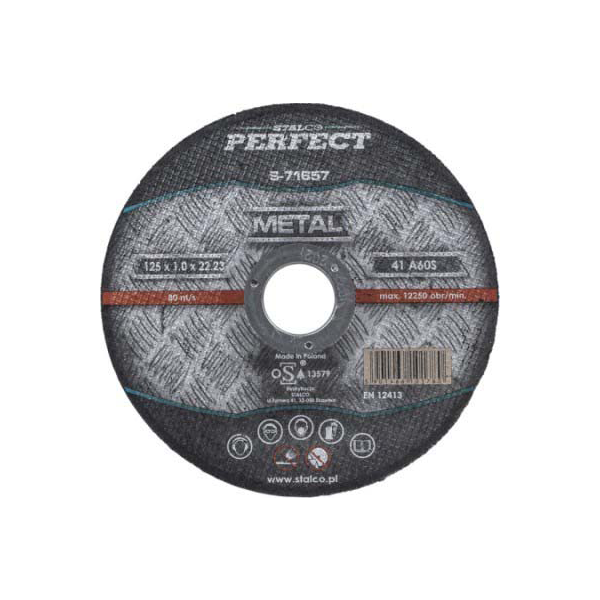 Kotouč řezný na kov - rovný 125x2,5x22,23 mm