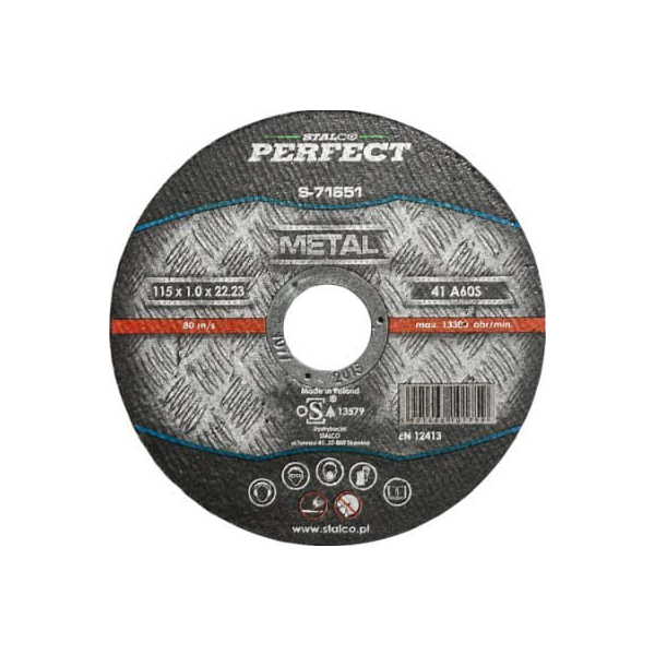 Kotouč řezný na kov - vypouklý 125x3,2x22,23