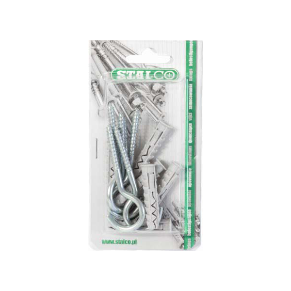 Hmoždinka 12x60 mm; se strop. háčkem 7x62mm/2 ks