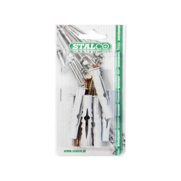 Hmoždinka 8  do dut. mat.+vrut 4,5x80 mm; 5 ks