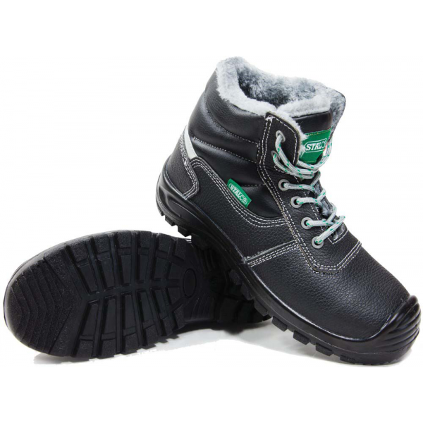 Boty pracovní kotníkové kožené zatep. SYBERIAN44