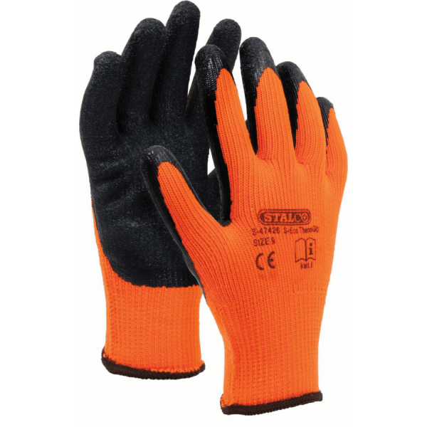 Rukavice polyesterové zateplené S-ECO THERMGRIP 10