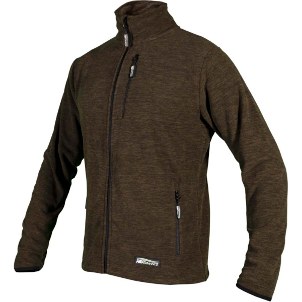 Mikina flísová pánská NAVAS M 4XL olivová melanž