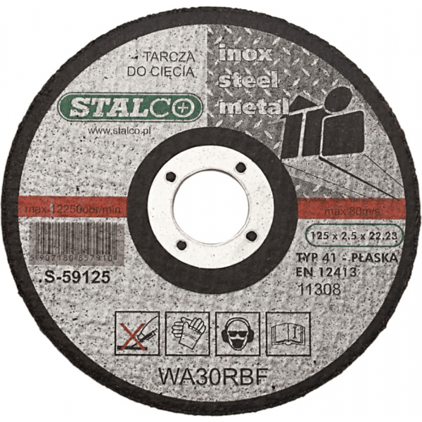 Kotúč rezný na kov, rovný 230 x 3,0 x 22,23 mm