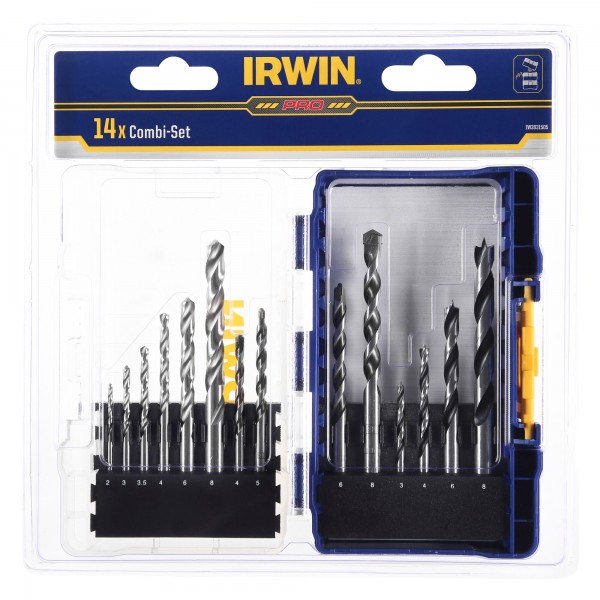 IRWIN COMBI sada vrtáků 14 ks Small Tough Case