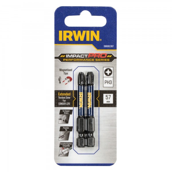 IRWIN Impact bit PH3 57 mm - 2 ks
