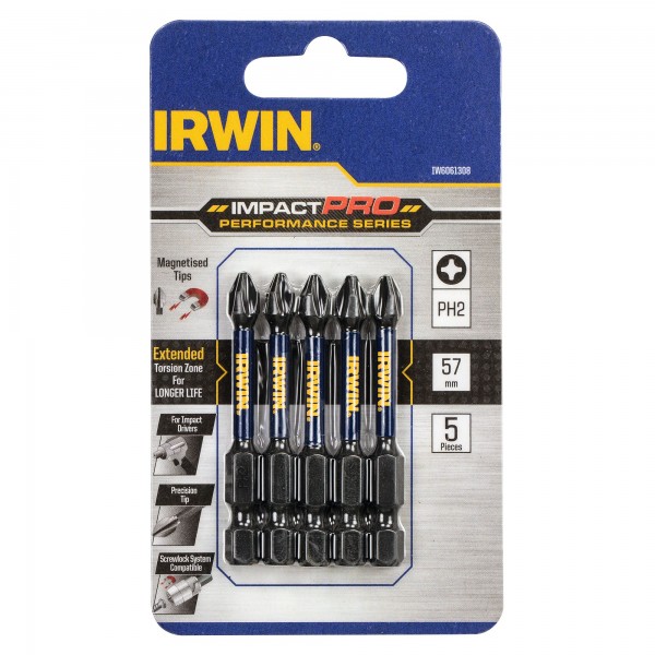 IRWIN Impact bit PH2 57 mm - 5 ks