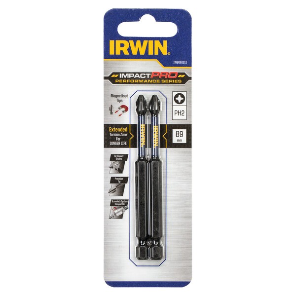 IRWIN IMPACT PERFORMANCE 89 mm PH2, 2ks/blistr