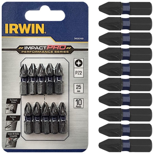 IRWIN Impact bit PZ2 25mm - 10 ks