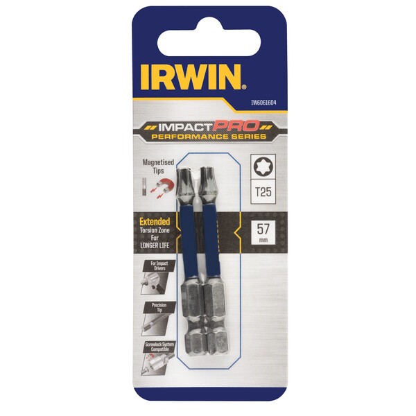 IRWIN Impact bit T25 57mm - 2 ks
