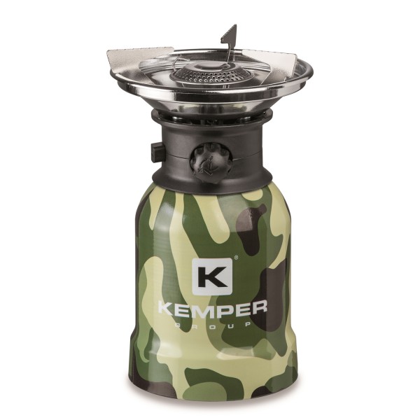 KMP Plynový vařič s piezo-zapalováním Camouflage