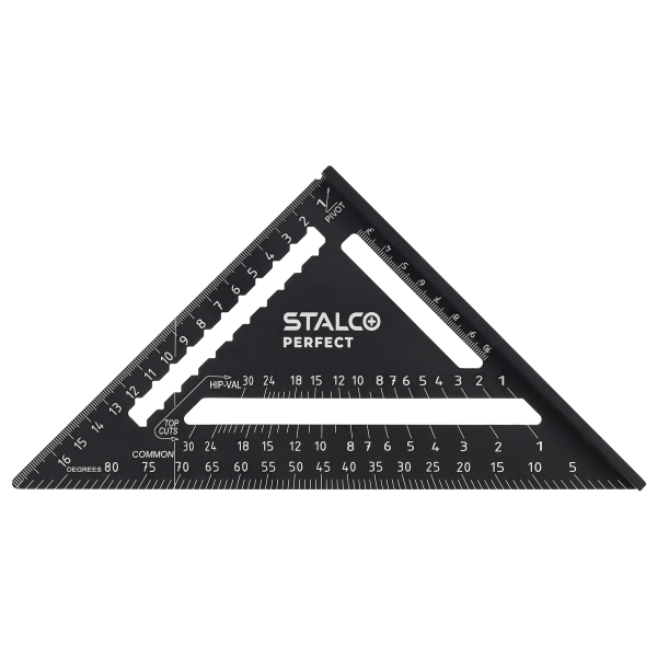 Úhelník stavební se základnou hliníkový 175 mm