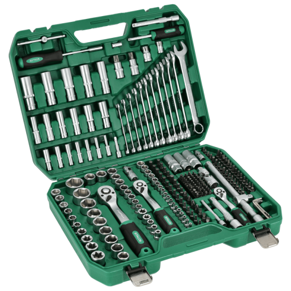 Klíč nástrčný sada 1/2+3/8+1/4 90z+pl. klíče 219ks