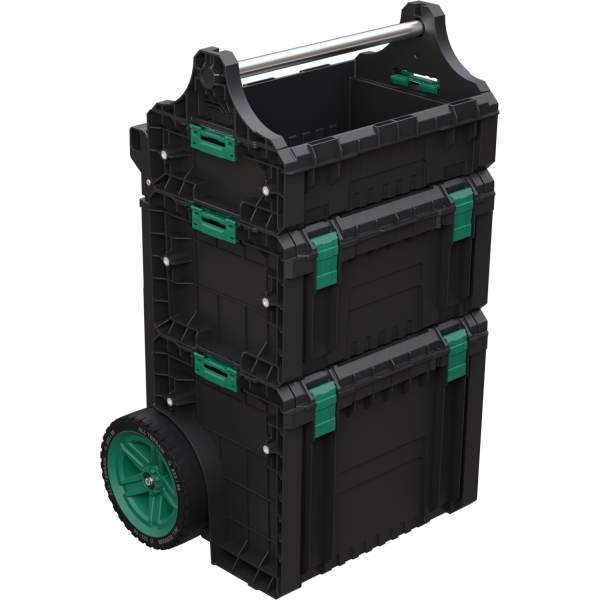 Sada mobilních boxů na nářadí, 4 kusy SYSTEM