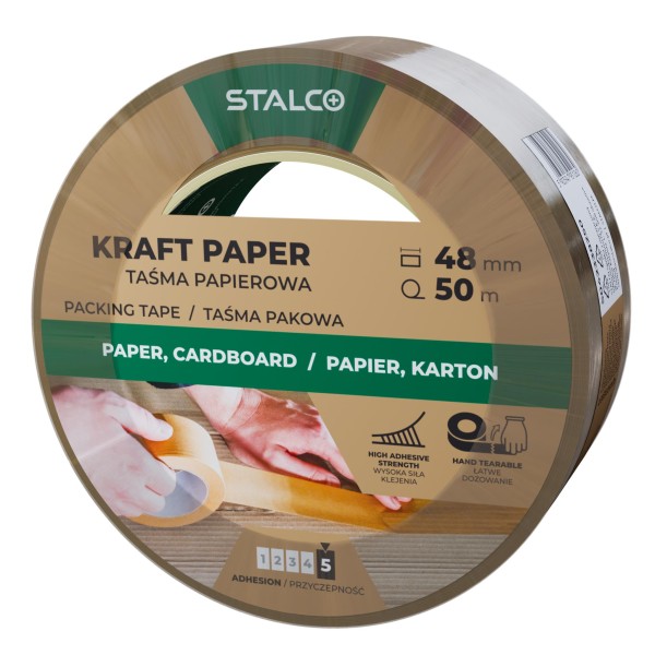 Páska balící 48mm x 50m papírová