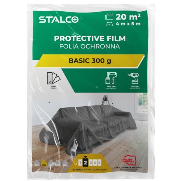 Fólie ochranná BASIC 4x5 m 300 g