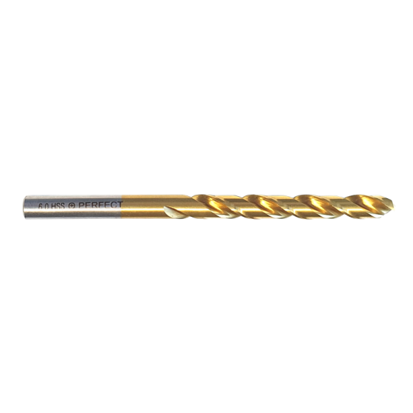 Vrták do kovu INOX HSS-E TiN DIN338  1.0 mm, 2 ks