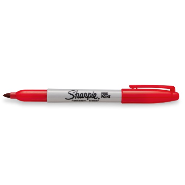 Sharpie Fine Red/červený/hrot F 0.9 mm