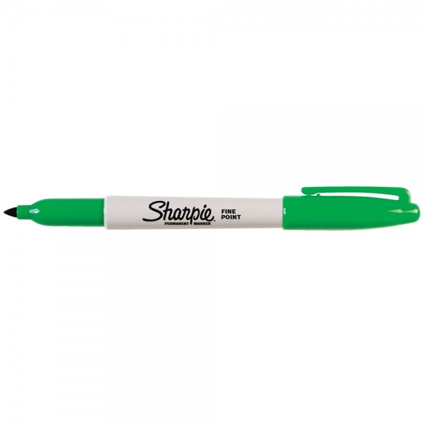 Sharpie Fine Green/zelený/hrot F 0.9 mm