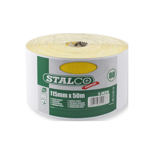 Papír brusný v roli 155 mmx50 m,K40