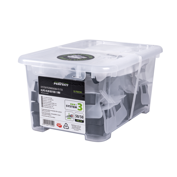 Nivelační souprava SYSTEM 3 1mm 50/50 ks