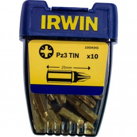 IRWIN Bit PZ3 TIN-25mm (10ks)