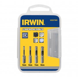 IRWIN Sada diamantových vrtáků 5, 6, 7, 8 mm