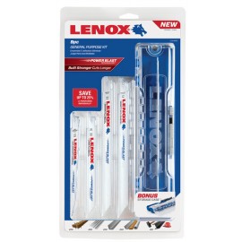 LENOX bimetal sada 9-ti dílná Wood & Metal Kit