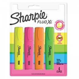 Sharpie Fluo XL mix 4 barev zvýrazňovač